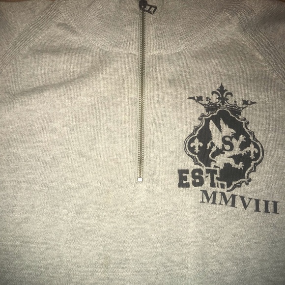 Casual slim zip up pullover - Picture 4 of 6